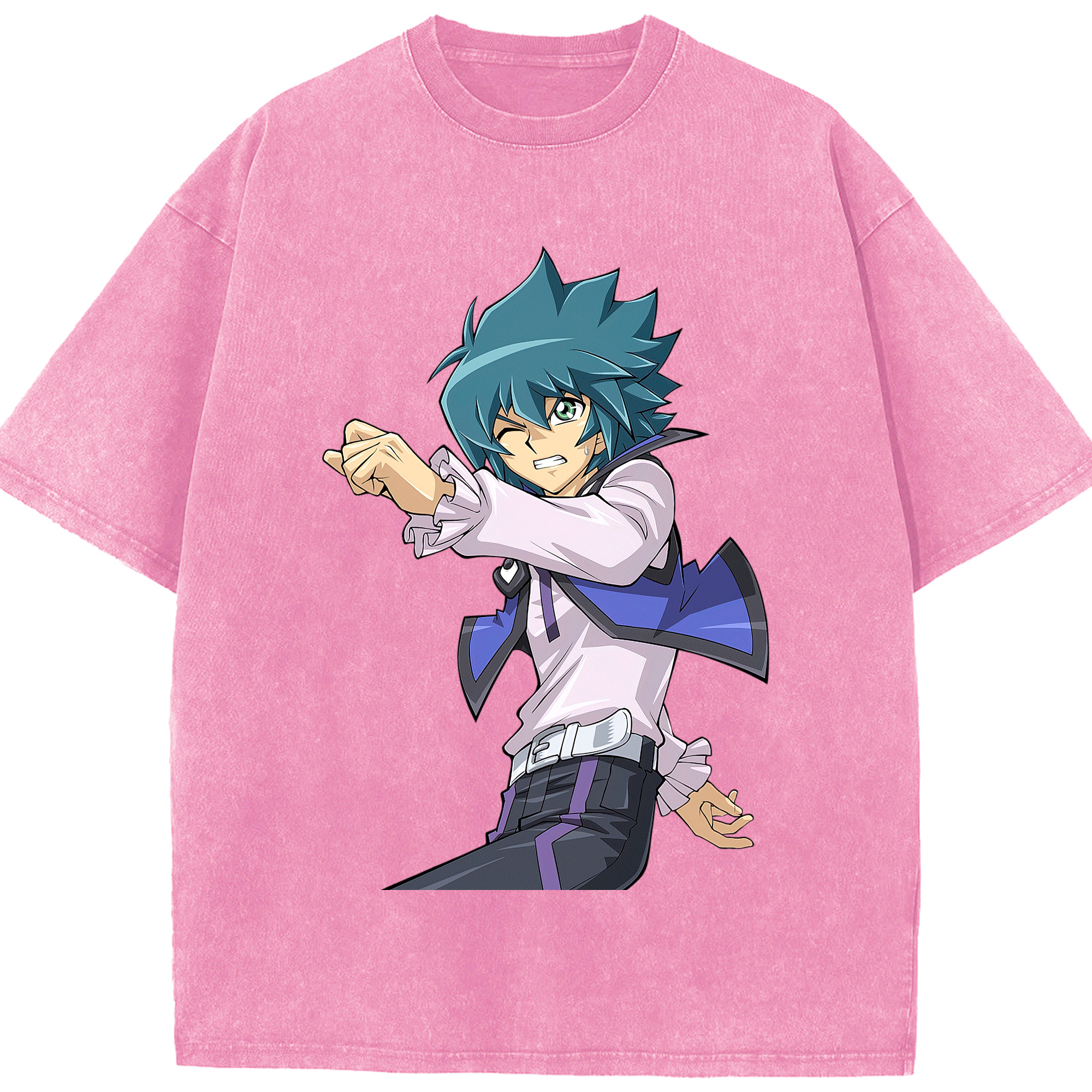 （画像用） 遊☆戯☆王 Yu-Gi-Oh! 綿100% ヴィンテージ風 半袖Tシャツ（フロントプリント）